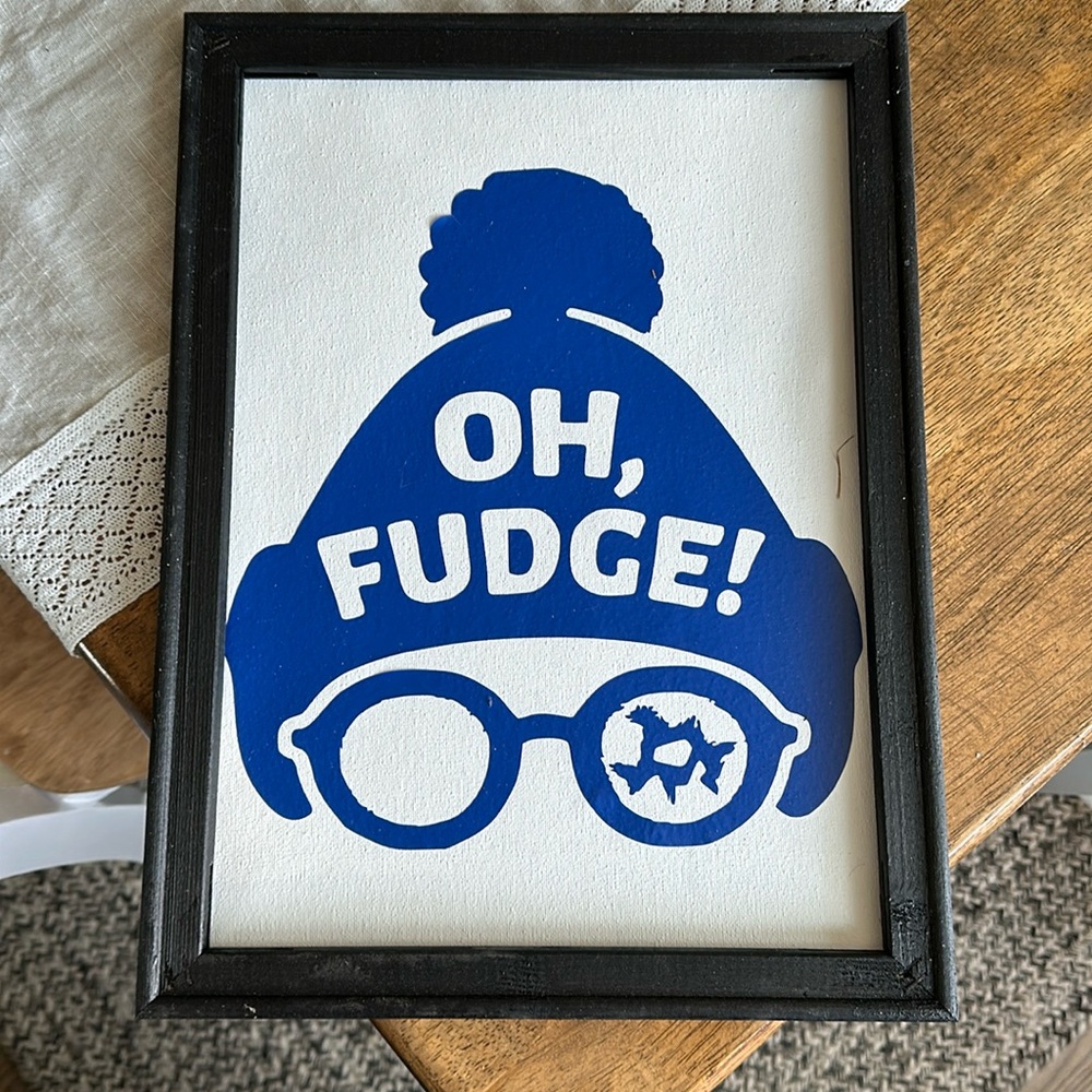 Handmade sign